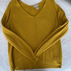 ruby moon yellow sweater